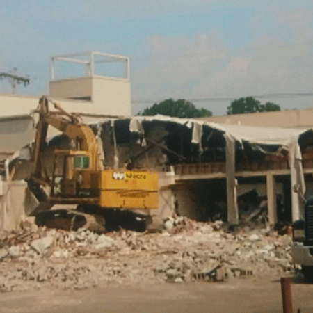 Tafel Motors demolition
